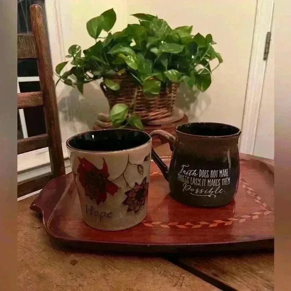 Do you need more HOPE and FAITH in your life? Then these mugs are for you! - Picture 1 of 7